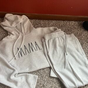 RAE DUNN Lounge set with joggers - MAMA